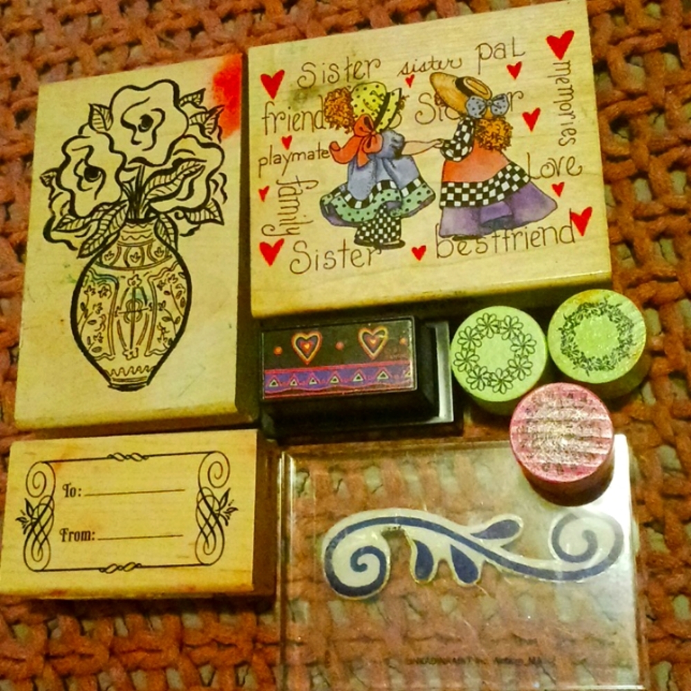 Sister, auntie, best friend stamp collection